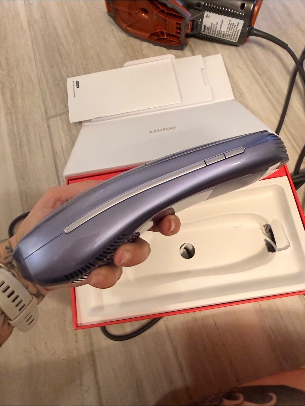 Ulike Handheld Body Hair Removal Device - Purple brand new